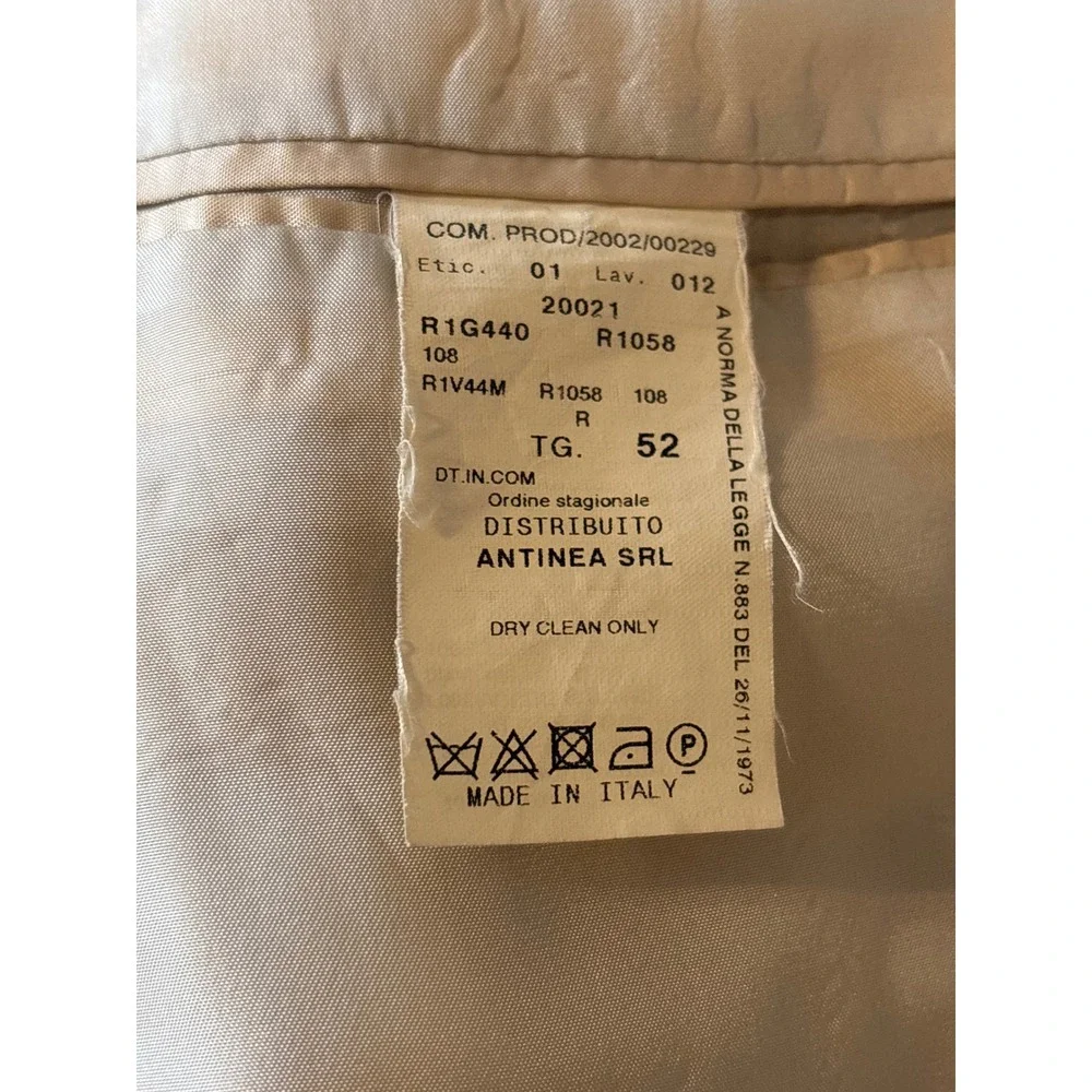 Emporio  Armani Made in Italy Blazer Sport Coat Mens39R Beige